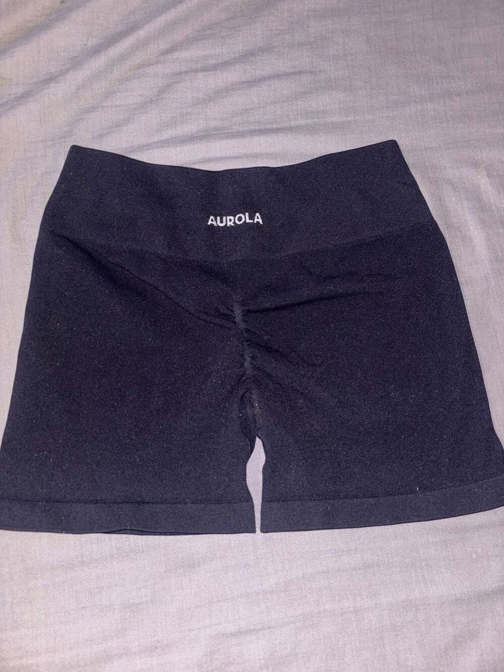 Aurola Seamless High-Waisted Scrunch Booty Workout Shorts